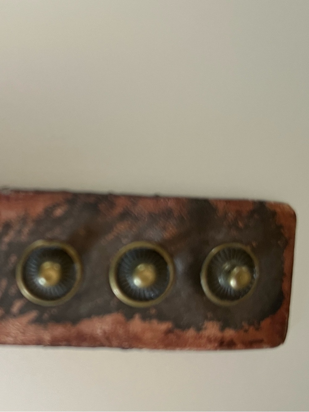 Norse inspired Leather Cuff Bracelet - Picture 7 of 7